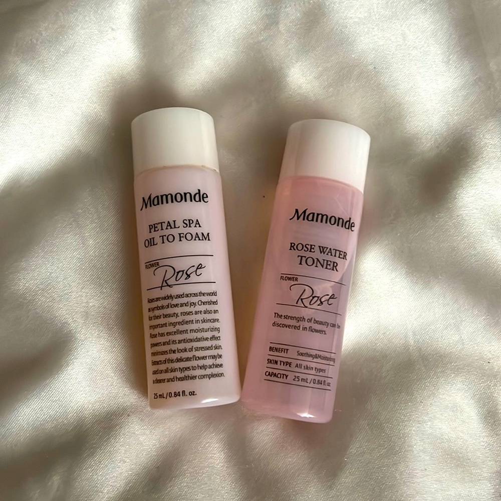 5/$15 Mamonde Rose Minis Set